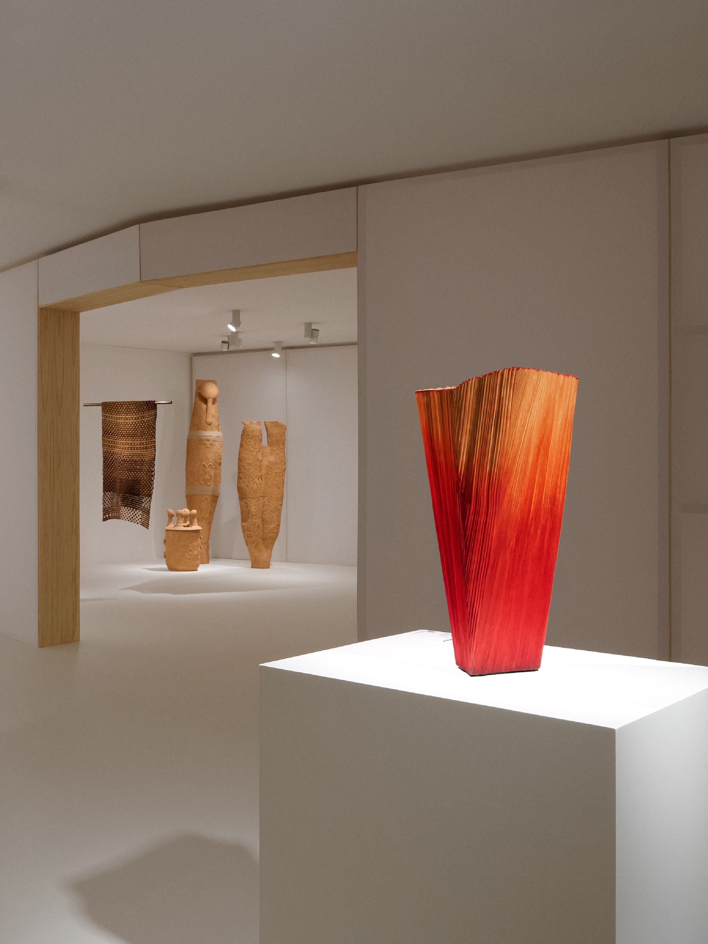 ロエベ 花瓶オレンジ LOEWE